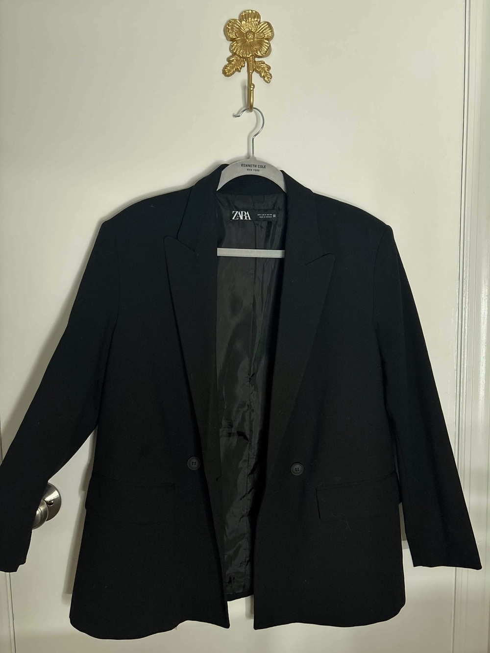 Zara Black Blazer | Size S | Classic Tailored Blazer